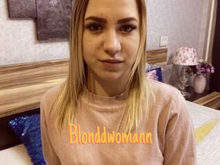 Blonddwomann